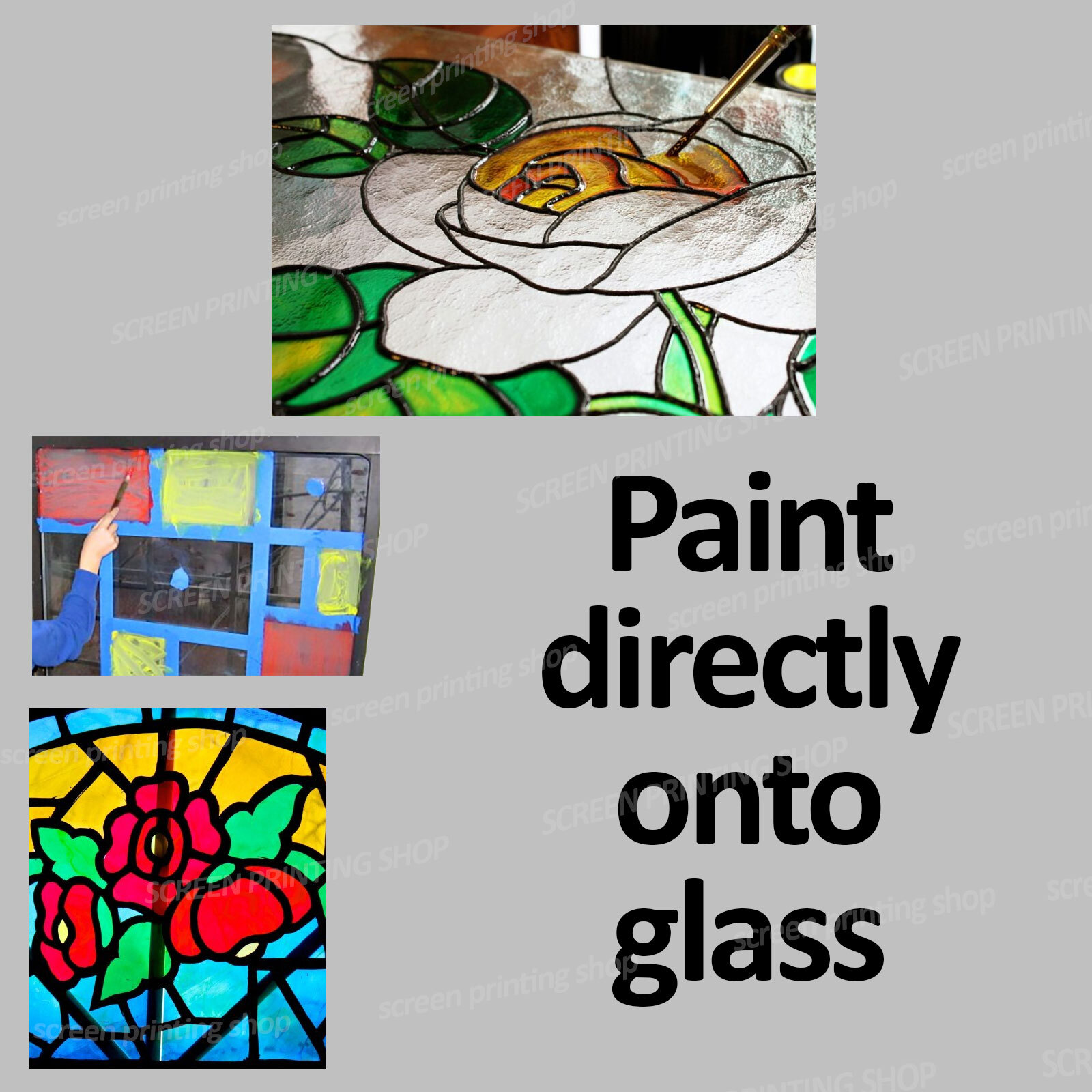 dishwasher safe child friendly Red Stained Glass Paint easy use oven cure 