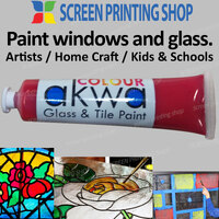 Red Window and Glass Paint Artist Quality 75ml Value Size