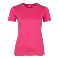 Hot Pink Ladies Tee | Trade quality construction | Fewer print errors from poor adhesion.