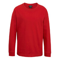 Red Kids Long Sleeve Cotton Tee | 100% Cotton | Trade Quality | Classic Fit
