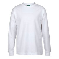 White Kids Long Sleeve Cotton Tee | 100% Cotton | Trade Quality | Classic Fit