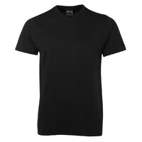 Black V-Neck Tee | 100% Cotton | Trade Quality Construction | Classic Fit