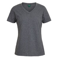 Charcoal Marle Ladies V-Neck Tee | Colours of Cotton | Trade Quality
