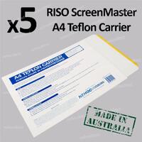 Teflon Carrier x5 for RISO ScreenMaster Mesh in Thermal-Copier