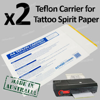 2x Spirit Paper Teflon Tattoo Carrier, Studio Quality, Heavy Duty, Long Life