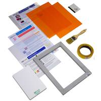 EZIscreen Metal/ Glass/ Plastic (off contact applications) Starter Kit | Chemical Free Non-Toxic using SPO Films