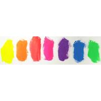 Fabric Ink Fluro Set - 7 Colours | 7 x 250ml Fluro Colours