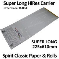 Super Long Hi-Res Carrier for Spirit Classic Tattoo Paper |  225 x 610mm for Spirit Rolls and Spirit Long Papers