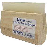 110mm / 4" NEHOC Long Life Professional Squeegee | x2 Life | Urethane Blade | Australian Made | Trade Quality
