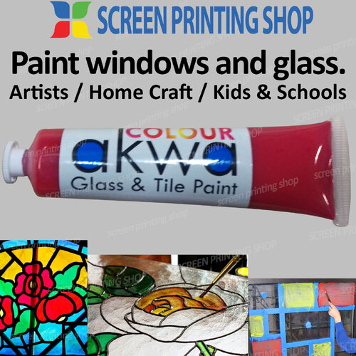 Red Window and Glass Paint Artist Quality 75ml Value Size