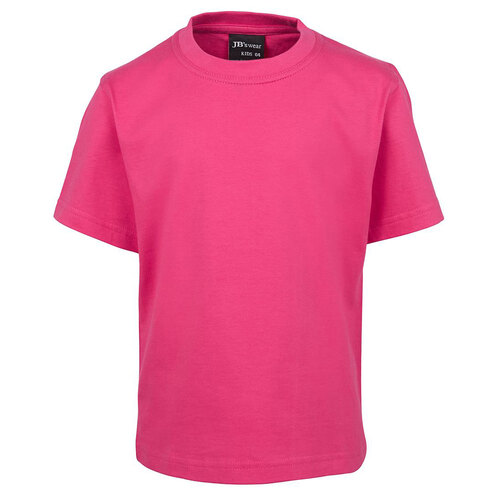 Hot Pink Kids Classic Tee - Trade quality construction with less print errors from poor adhesion. [Clothing Size: 06]