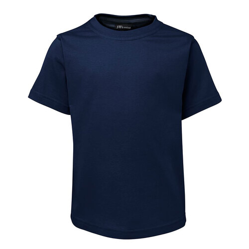 Junior Navy Kids Classic Tee - Trade quality construction with less print errors from poor adhesion. [Clothing Size: 06]