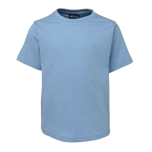 Sky Blue Kids Classic Tee - Trade quality construction with less print errors from poor adhesion. [Clothing Size: 06]