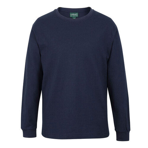 Navy Kids Long Sleeve Cotton Tee [Clothing Size: 14]