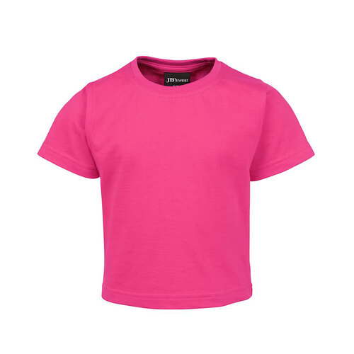Hot Pink Infants Tee | 100% Cotton  [Clothing Size: 00]