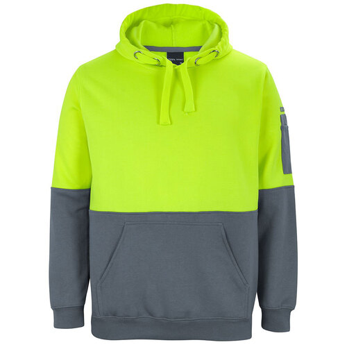 Lime/Charcoal HI VIS Pull Over Hoodie [Clothing Size: 5XL]