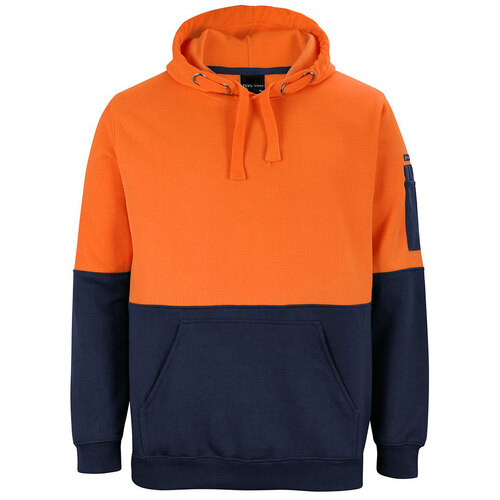 Orange/Navy HI VIS Pull Over Hoodie [Clothing Size: 6/7XL]