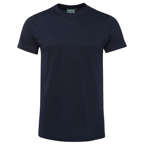 Navy Cotton Fitted Tee [Clothing Size: 5XL]