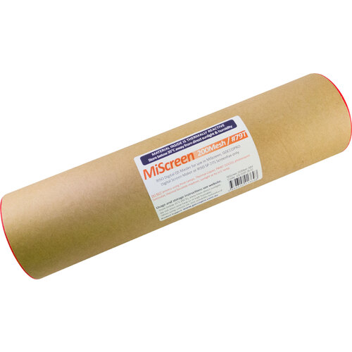 MiScreen 200Mesh x 50M Roll | 200 Half/ 122 Full from roll | RISO Digital QS Mesh |  Roll format cut to size as required.
