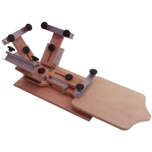 T-shirt Jig Carousel | Register 1-4 colours accurately | Wooden construction is low cost and light weight |  XL Printing Board included FREE