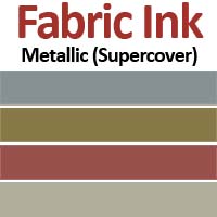 Metallic Fabric Inks (all colours)